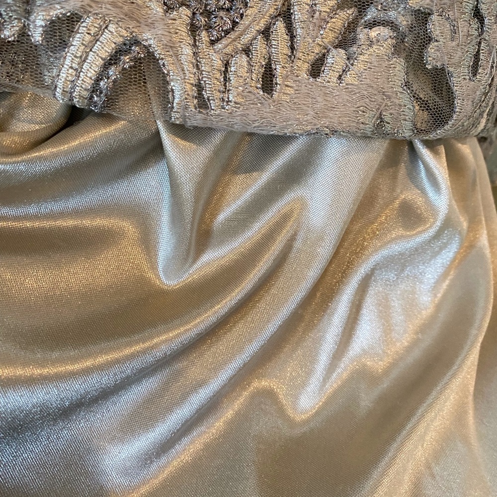 Rina diMontella lace strapless gown, size 8 - Picture 5 of 11